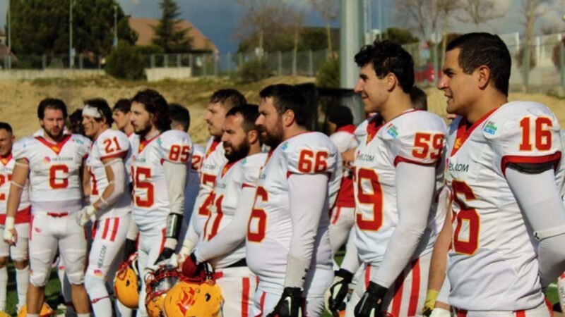 Open Days de fútbol americano en el Polideportivo Cerro del Telégrafo