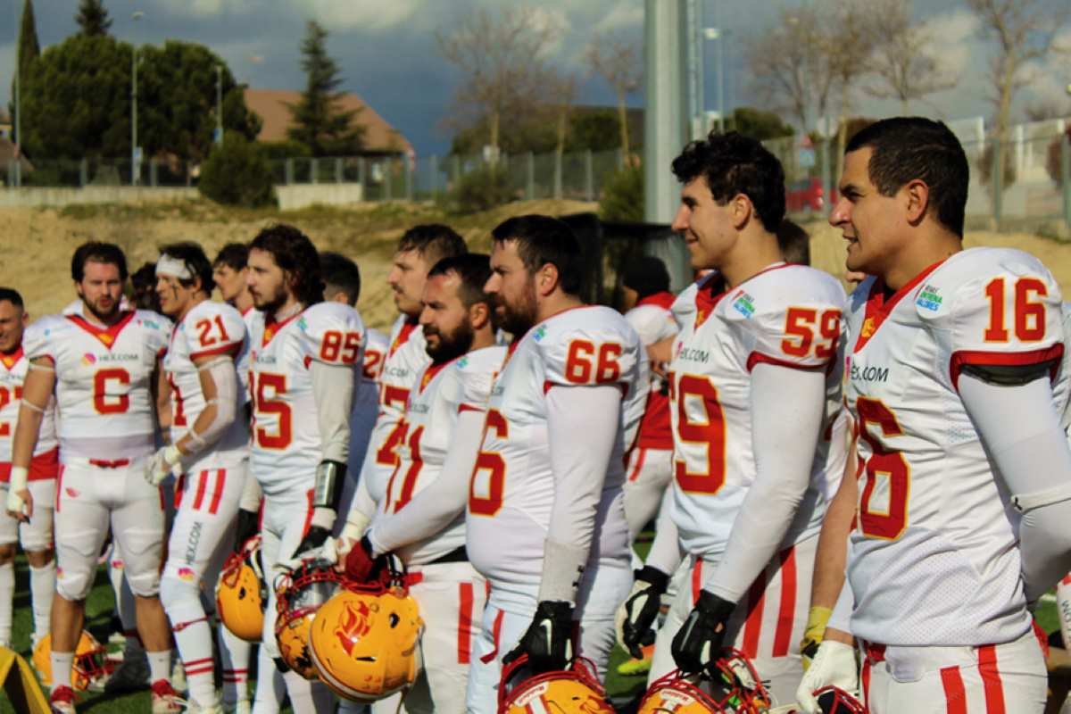 Open Days de fútbol americano en el Polideportivo Cerro del Telégrafo