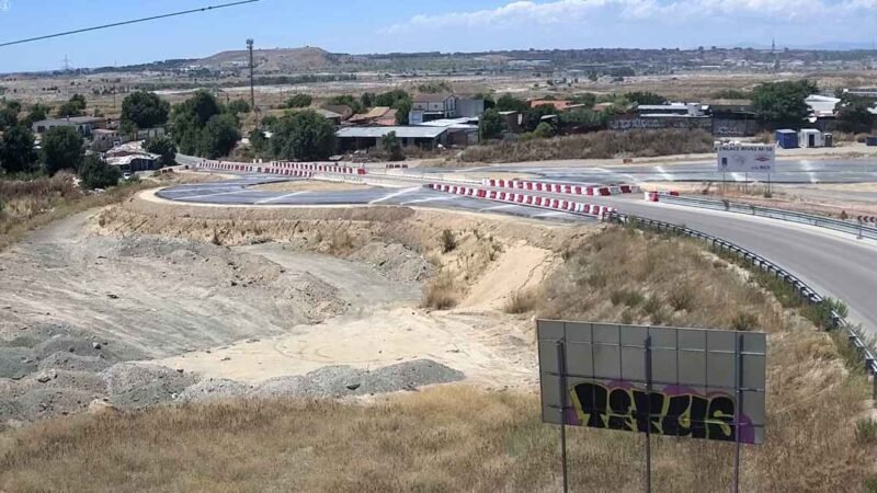 El avance de las obras de la M50 obliga al corte de  la M823 desde el próximo lunes 22 de julio