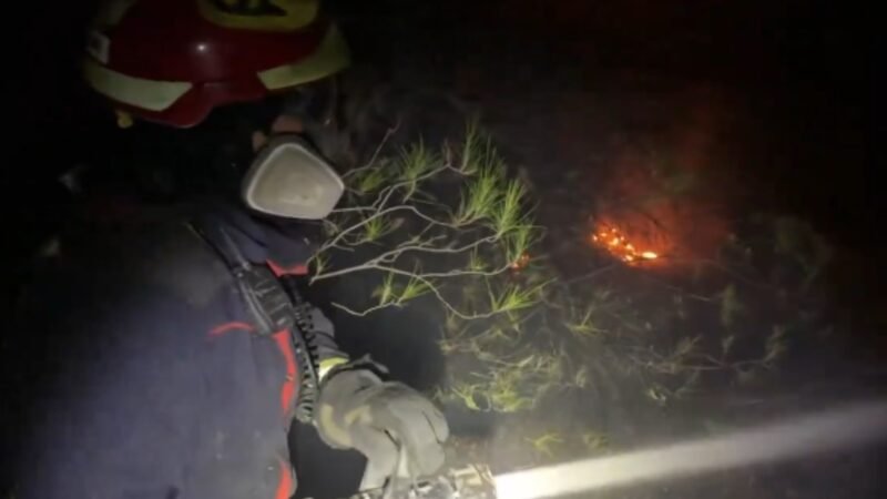 Continúan los esfuerzos para controlar el incendio en Rivas Vaciamadrid