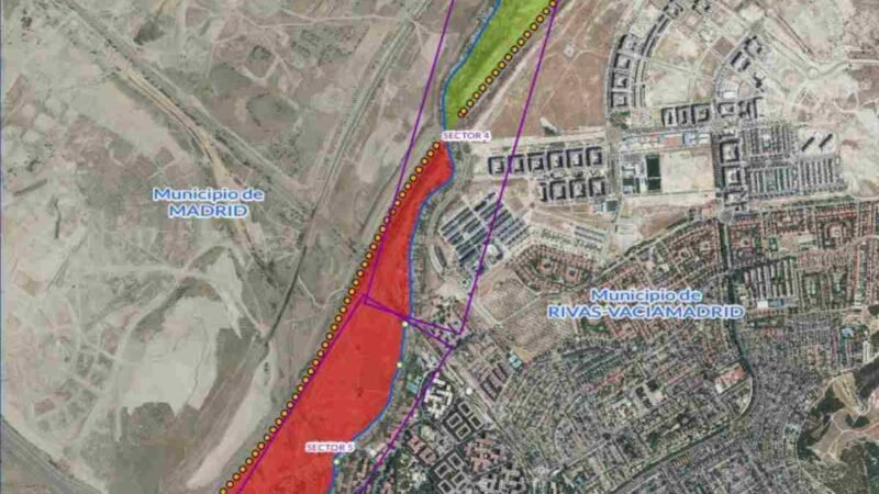 Se aprueba la solicitud para cambiar la ‘frontera’ oficial entre Madrid y Rivas Vaciamadrid