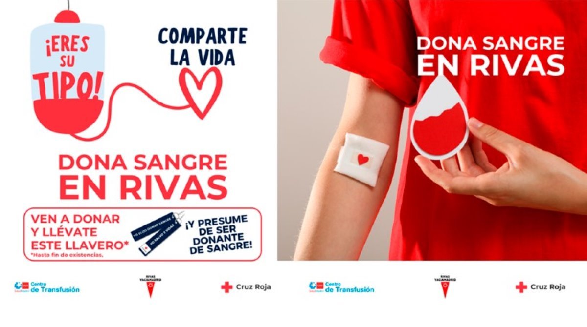 Rivas acoge dos jornadas de donación de sangre en febrero