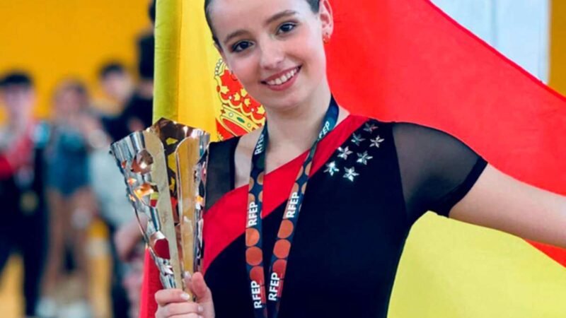 Adriana Santiago, subcampeona de España júnior por segundo año consecutivo