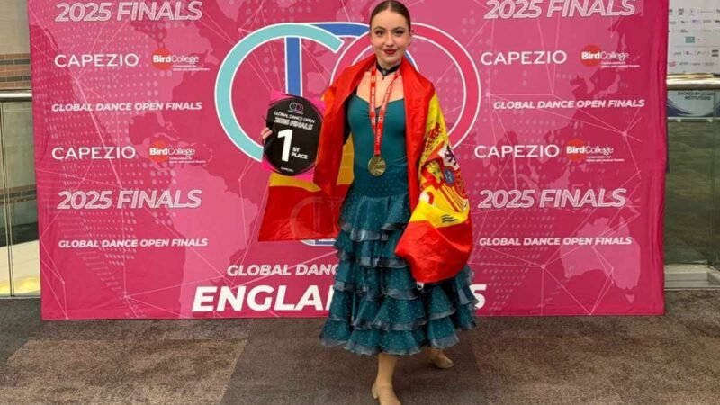 Éxito internacional para la escuela de danza de Covibar: Alba Tejada, campeona mundial en el Global Dance Open