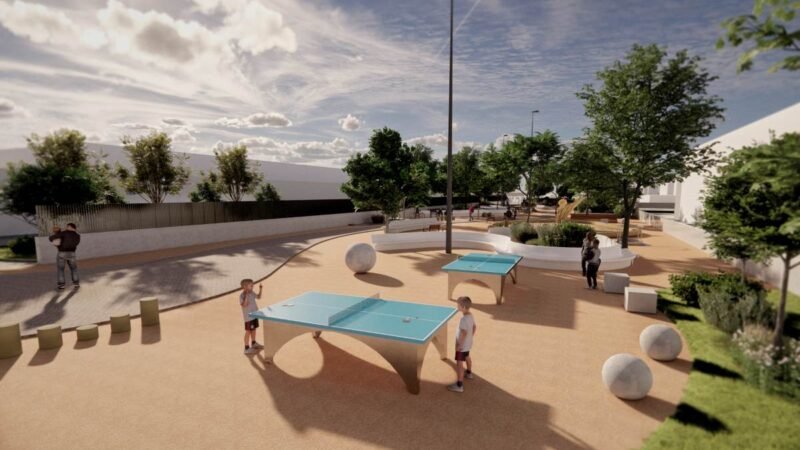 Comienzan las obras de transformación verde en los entornos escolares de Rivas Oeste