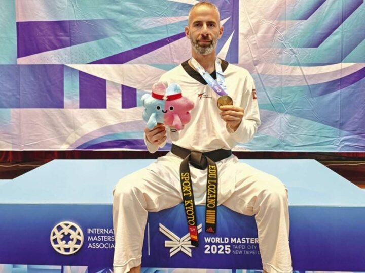 Eduardo Lozano, vecino de Rivas, conquista el oro mundial máster en taekwondo