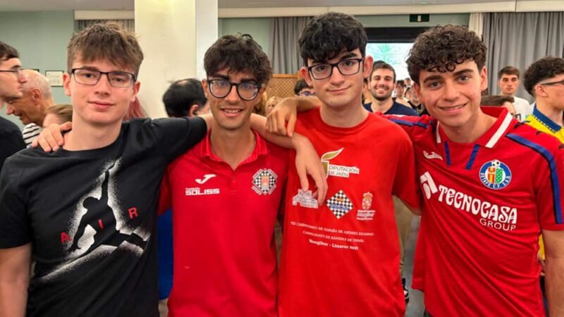 Brillante actuación del Club Ajedrez Rivas en los Campeonatos de España: Marcos Lianes, séptimo en relámpago y Joel Tenorio, campeón Sub 2150