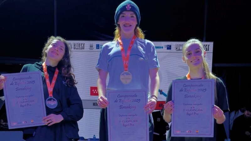 La ripense Lola Martínez revalida su oro nacional de break y representará a España en el Mundial de Japón