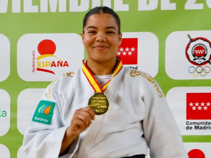 La yudoca ripense Nisrin Bousbaa logra su tercer título nacional y hace historia en otra categoría de peso