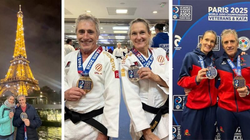 Ana Roldán y Paco Lorenzo, la pareja ripense que brilla en el Mundial Máster de judo