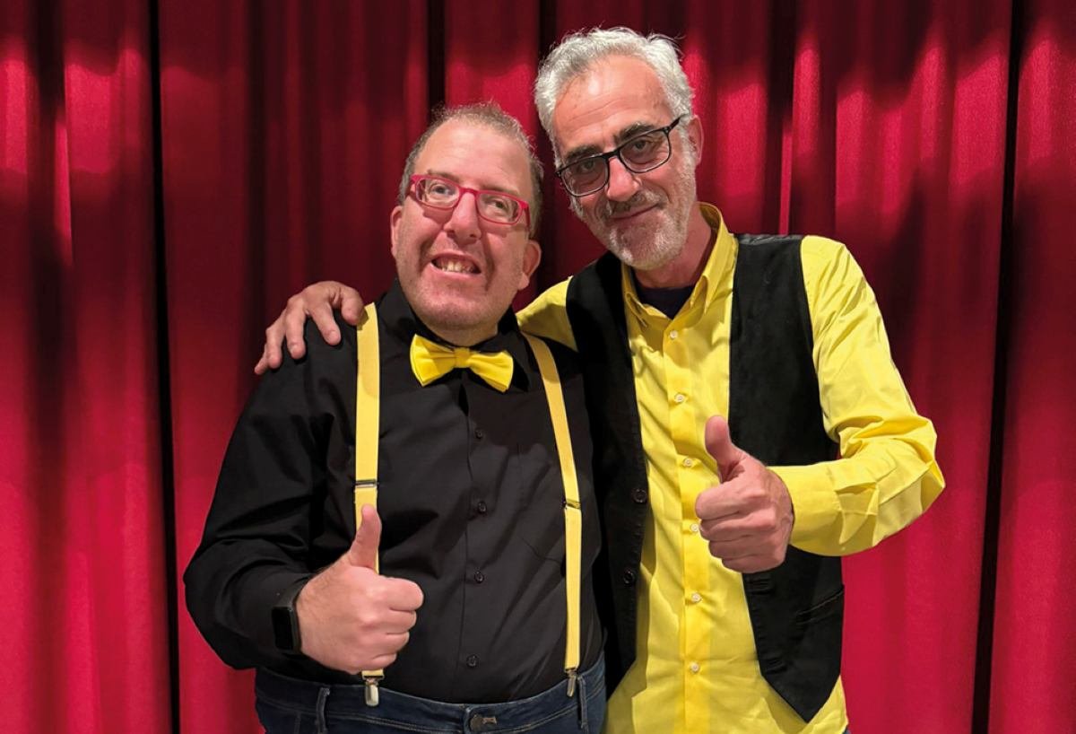 Doscapacitados actúa en la sala Covibar: Josete y Edu Luky llevan su humor inclusivo a Rivas