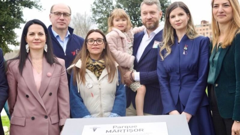 Rivas inaugura el Parque Mărțișor y se suma a la celebración de la comunidad rumana