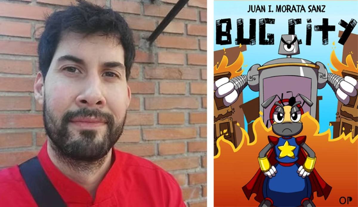 El ripense Juan Morata presenta su cómic infantil ‘Bug City’ en Rivas