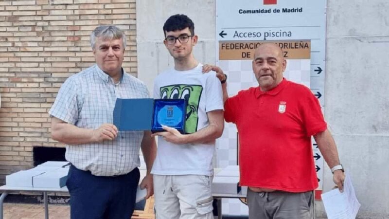 Nicolás Vioque, del Club Ajedrez Rivas, se proclama subcampeón de Madrid en categoría sub 18