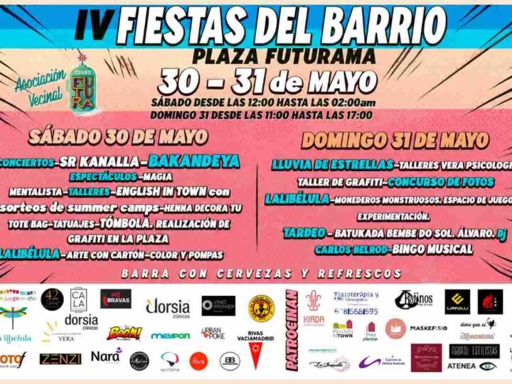 Rivas Futura celebra un fin de semana de convivencia vecinal con conciertos, talleres y actividades familiares