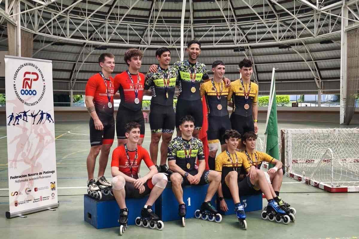 El CPV Rivas se proclama campeón de España en relevos americana de patinaje