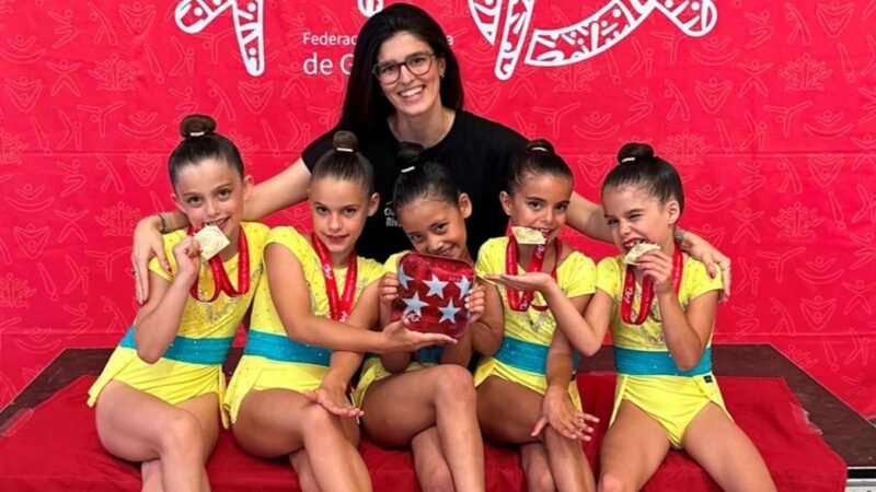 Las gimnastas benjamines de Rivas vuelven a hacer historia: campeonas de Madrid por segundo año consecutivo