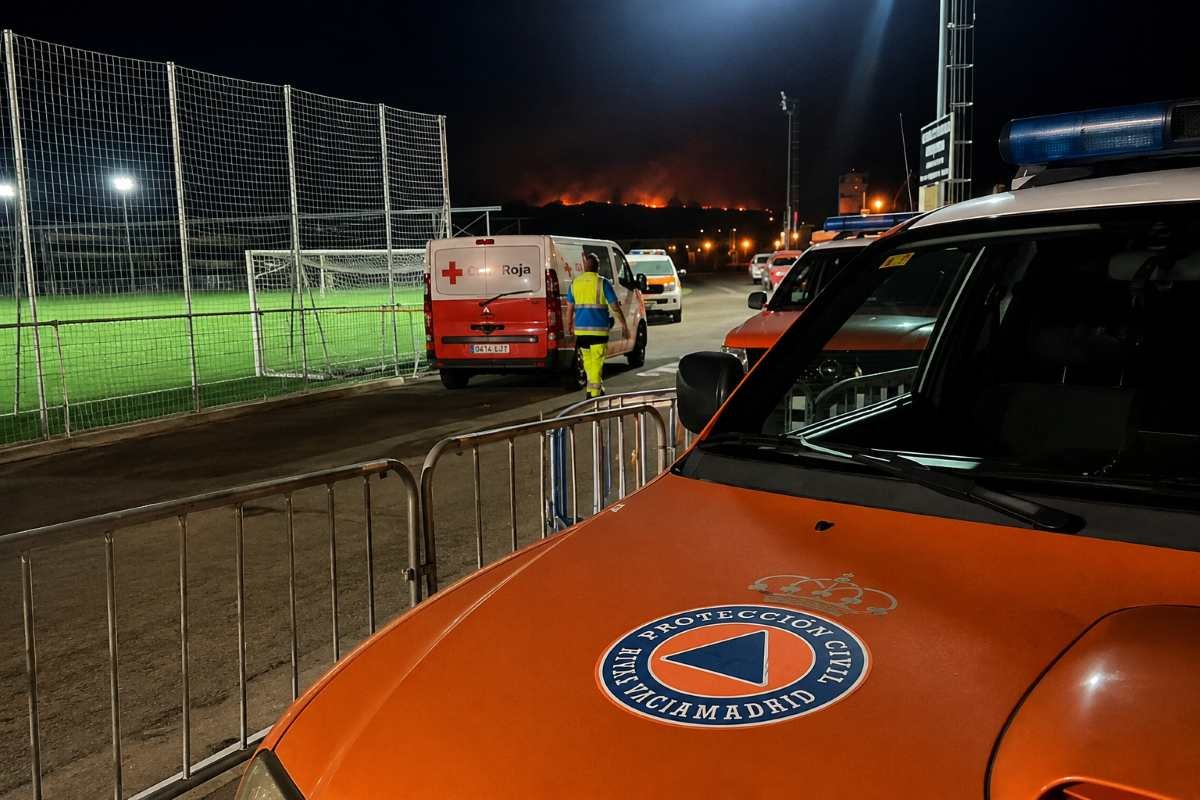 Protección Civil de Rivas, volcada en la lucha contra los incendios: apoyo sobre el terreno, ayuda humanitaria y asistencia a los afectados