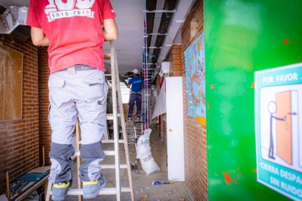 Rivas aprovecha el verano para transformar la climatización de sus colegios: así avanzan las obras