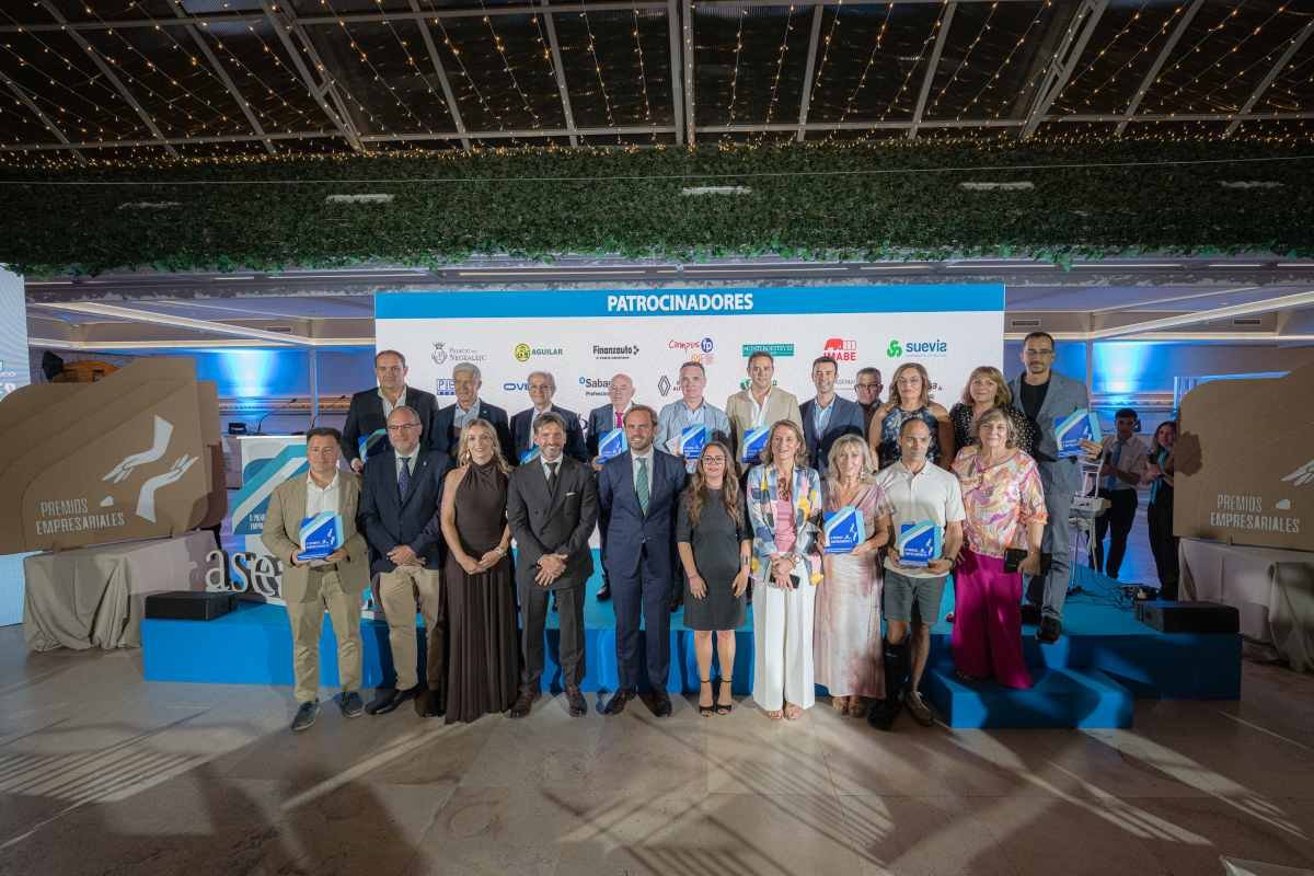 Rivas reconoce su tejido empresarial en la II Gala de los Premios Empresariales de ASEARCO, con Palacio Criollo y Calzados Juven entre los premiados