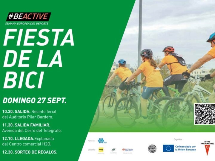 Rivas celebra el XXIX Día de la Bici el 27 de septiembre con dos recorridos y un sorteo de regalos