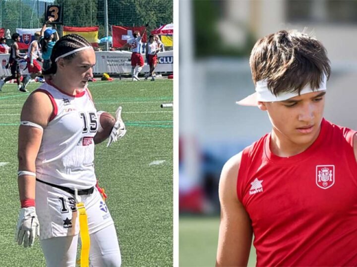 Tres jóvenes de Rivas representarán a España en el Europeo de ‘flag football’ sub 15 y sub 17