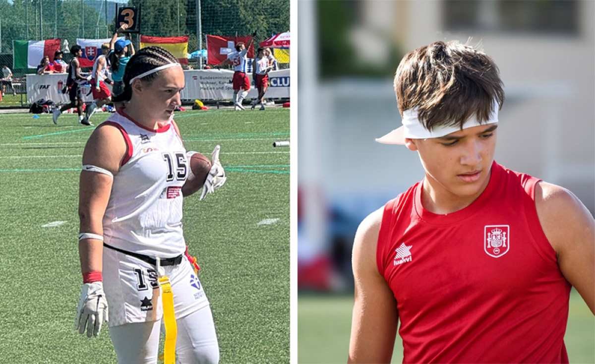 Tres jóvenes de Rivas representarán a España en el Europeo de ‘flag football’ sub 15 y sub 17