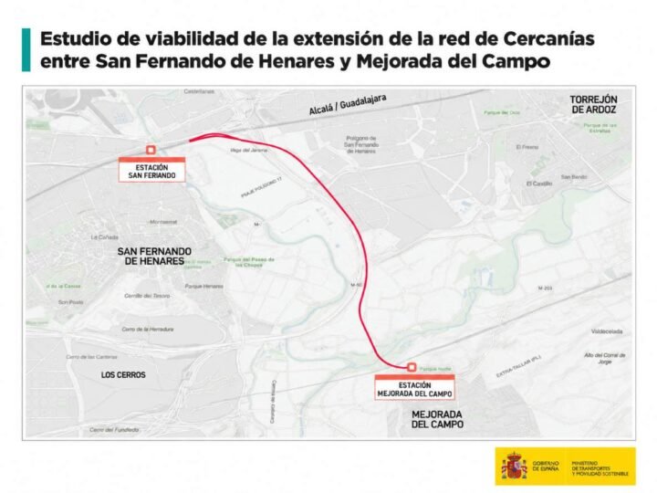 Cercanías llegará a Mejorada del Campo y Rivas vuelve a reclamar su conexión ferroviaria