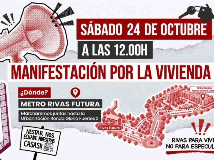 Rivas volverá a movilizarse por la vivienda tras el conflicto de los vecinos de Ronda Gloria Fuertes 2 con Nestar